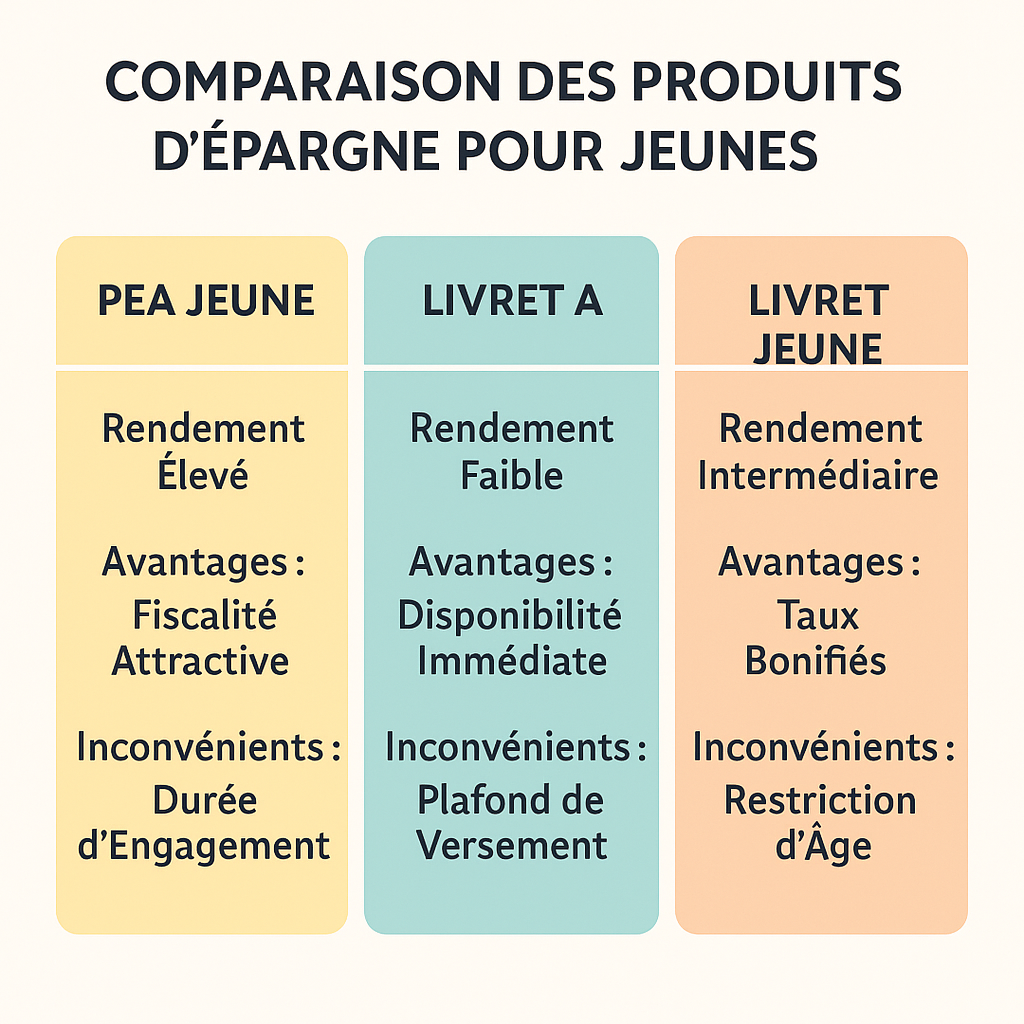 Le PEA Jeune face aux autres produits d’épargne : quel choix privilégier ?