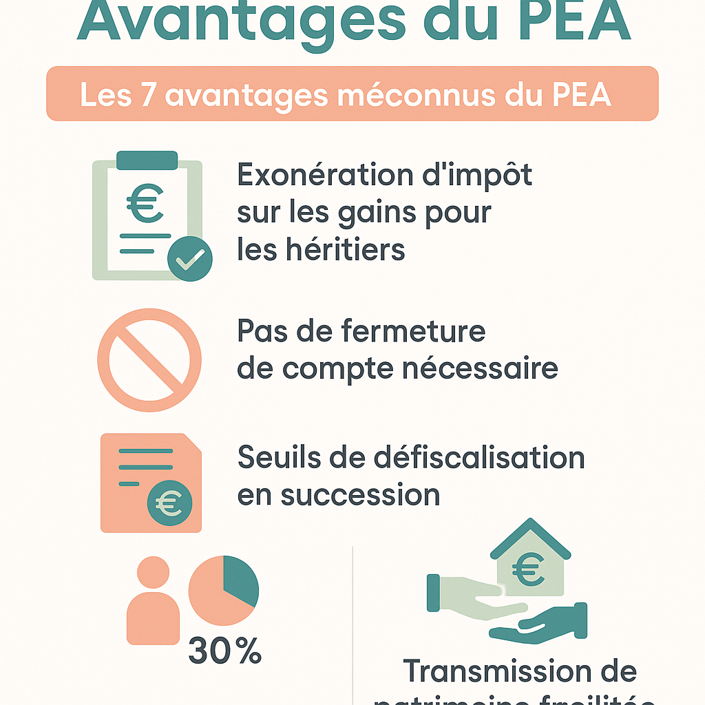 Quelle est la fiscalité du PEA à la succession ?