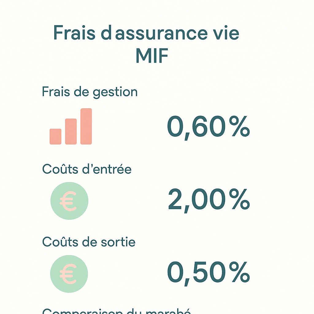 Quels sont les frais et frais de gestion associés aux contrats MIF ?