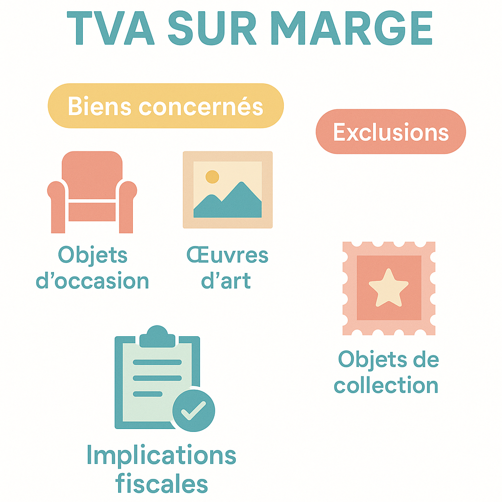 Quels types de biens sont concernés par la TVA sur marge ?