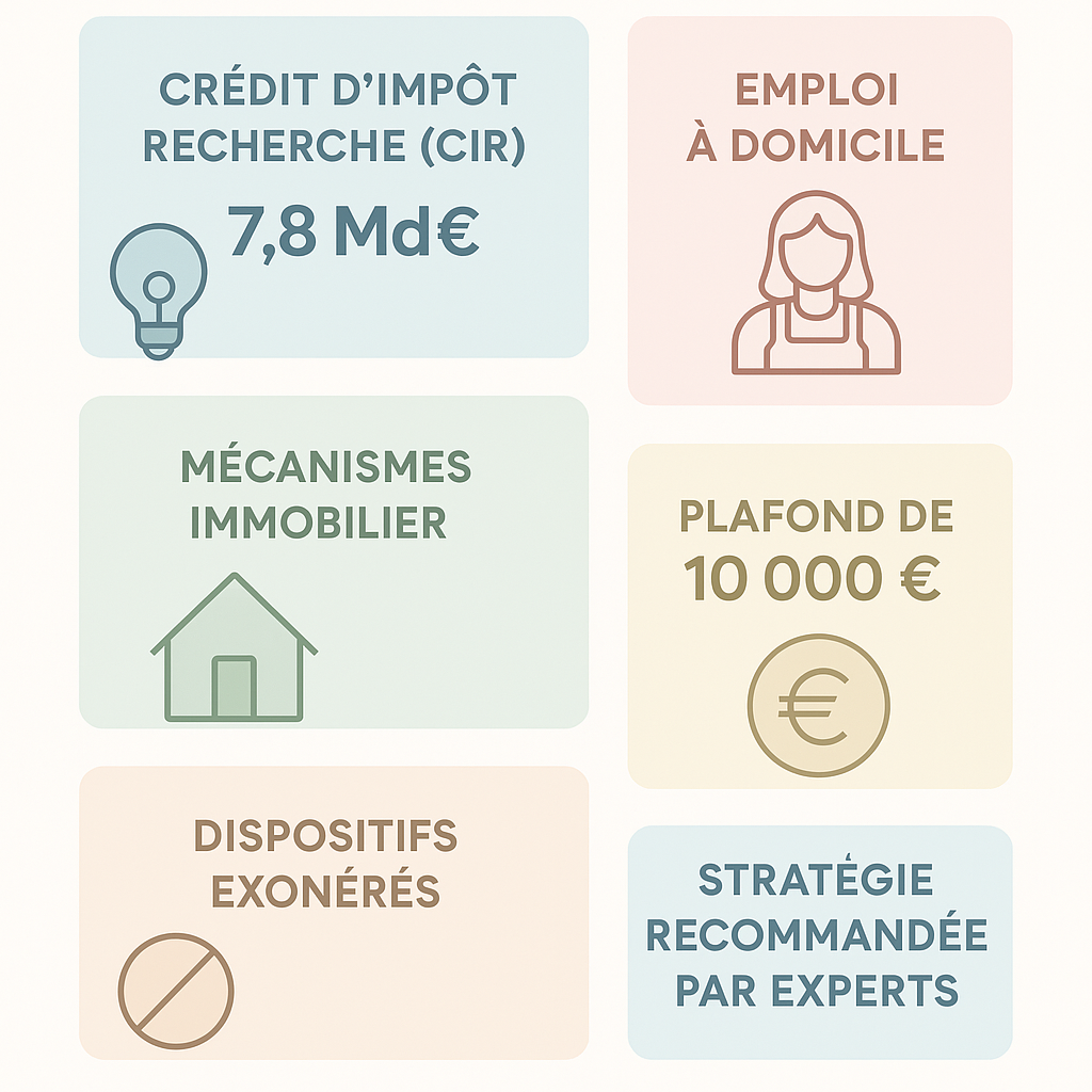 Quels sont les principaux dispositifs à connaître pour optimiser ses niches fiscales sans dépasser le plafond ?